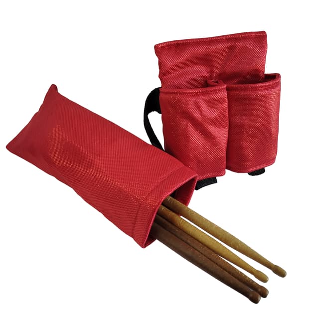 Pochete Porta-Bebida com Porta-Baqueta Sunshine Vermelha