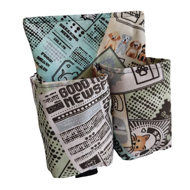 Pochete Porta-Bebida Estampada Cães e Gatos